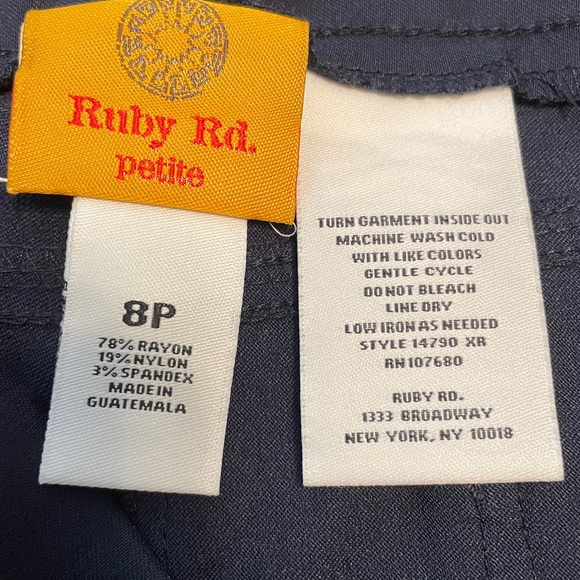Ruby Rd. Stretch Pants - Picture 5 of 8